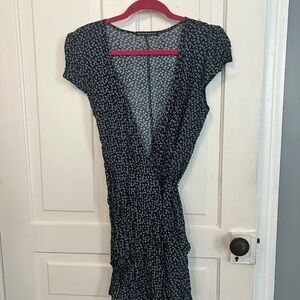 Brandy Melville Navy Floral Mini Dress